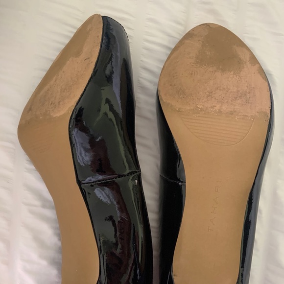 Black Patent peep toe heels - Picture 8 of 8